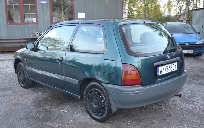 Toyota Starlet cena 3300 przebieg: 235722, rok produkcji 1997 z Warszawa małe 29